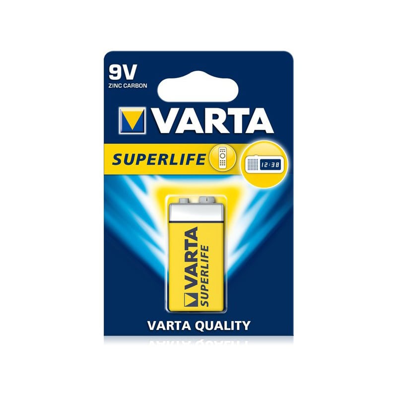 PILE VARTA 9V SUPERLIFE ALKALINE BP1