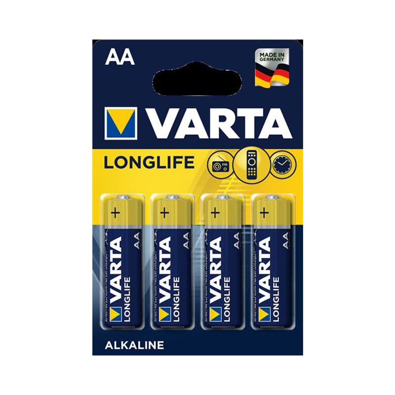 PILLE VARTA LR6 LONGLIFE EXTRA ALKALINE AA BP4