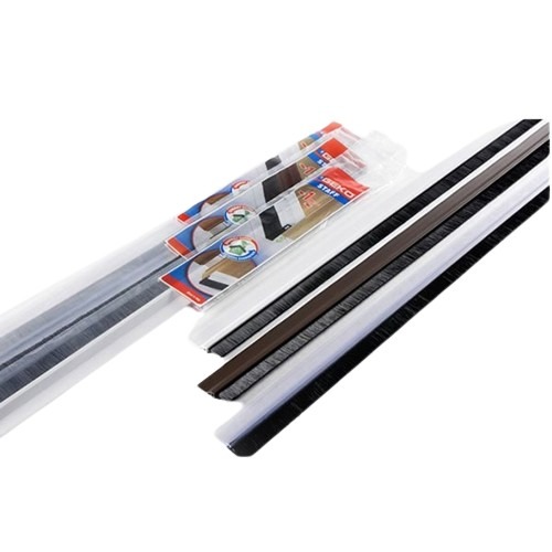 BOURRELET BAS DE PORTE Brosse ADHES BLANC
