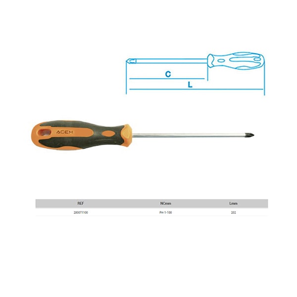 TOURNEVIS ACEM EXTRA PH1*100