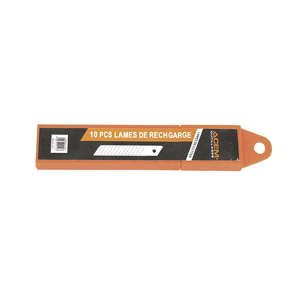 LAME CUTTER 18MM CHARGE 10LAMES ACEM