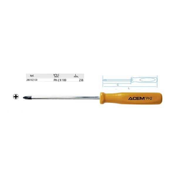 TOURNEVIS ACEM philips PH2*150