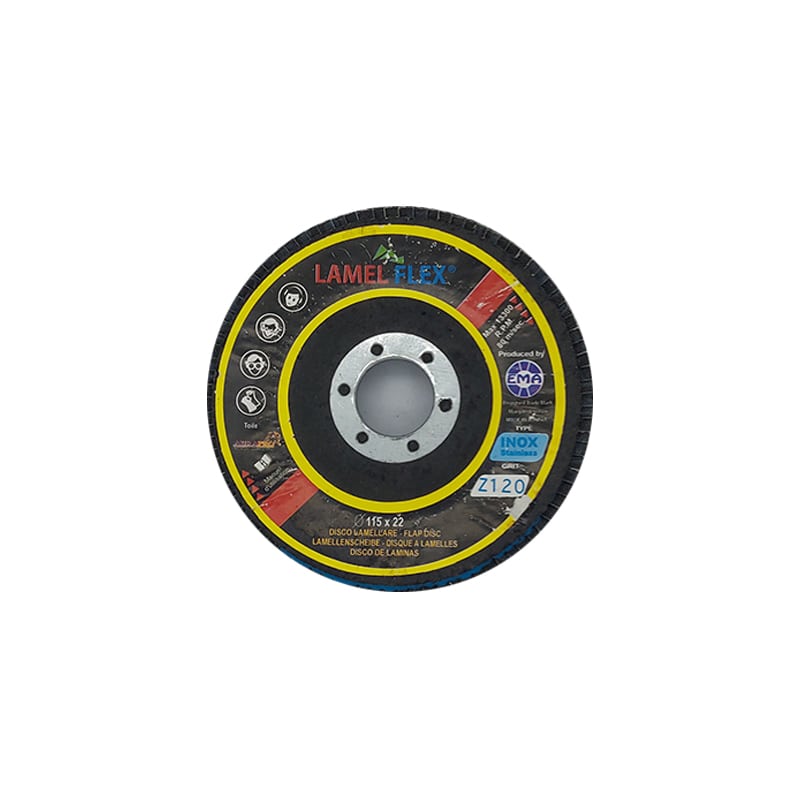 DISQUE LAMELLE PLAT INOX 115 Z120