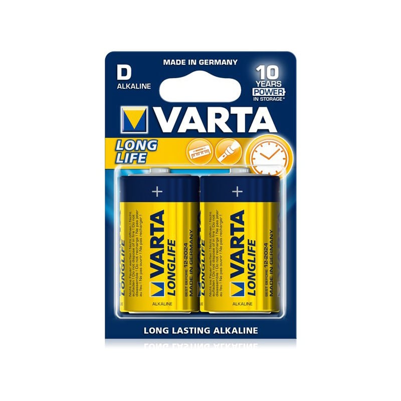 PILE VARTA LR20 ALKALINE EXTRA D BP2