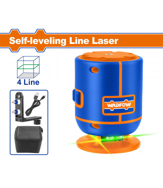 WDF NIVEAU LASER 30M 4 LIGNES WLE1M04 WADFOW