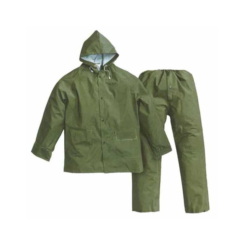 IMPERMEABLE VESTE+PANTALON VERT