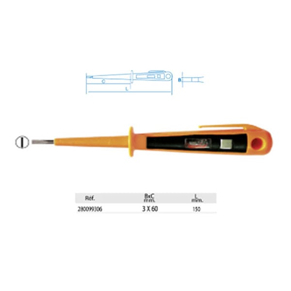 TOURNEVIS TEST ACEM ORANGE PM 150