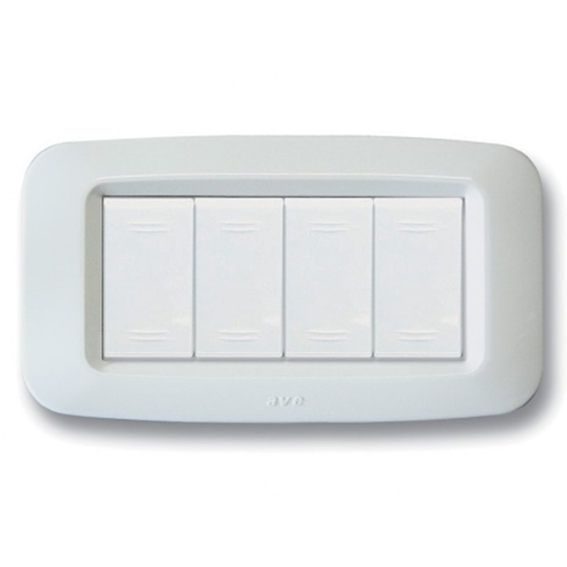 PLAQUE SOMEF YES 45PY04BB BLANC 4TROUS