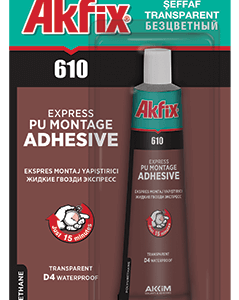 MONTAGE ADHESIF PU EXPRESS 610 AKFIX 50ML