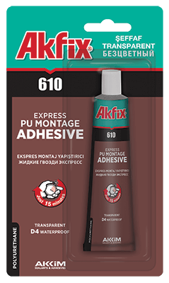 MONTAGE ADHESIF PU EXPRESS 610 AKFIX 50ML