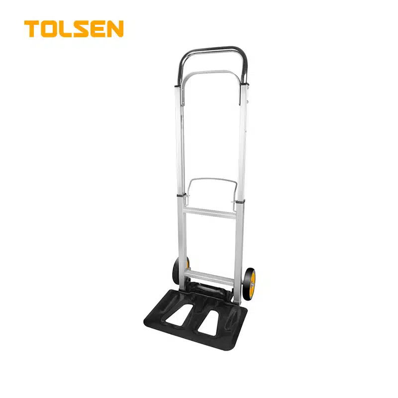 CHARIOT PLIABLE EN ALUM EXTENSIBLE 90KG TOLSEN 62602