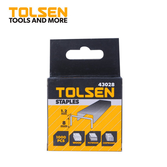 AGRAFE 1.2X8MM 1000PCS TOLSEN