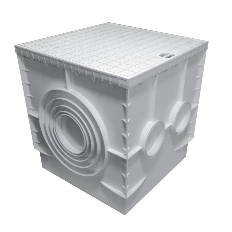 REGARD DE BRANCHEMENT EN PP 50/50CM GRIS EJIM JCA4058