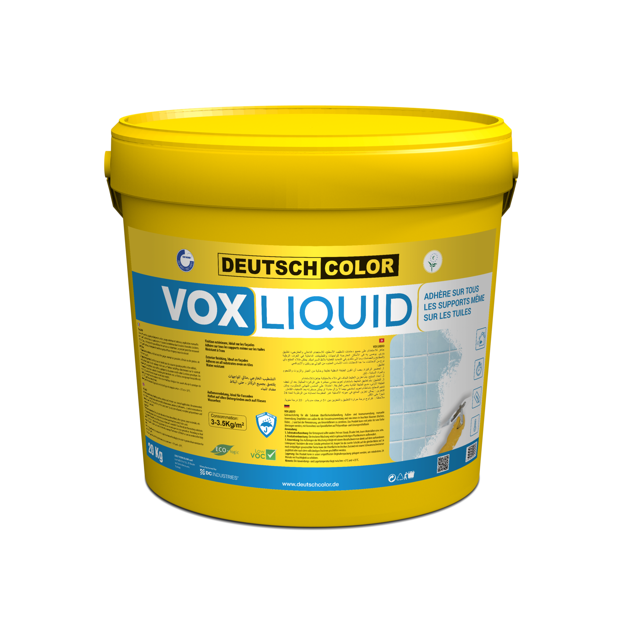 MASTIC VOX LIQUIDE 20KG DEUTSCH COLOR