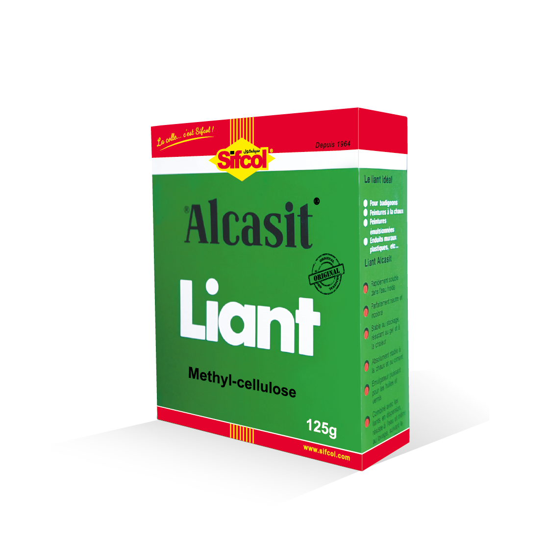 ALCASIT LIANT SIFCOL 125G