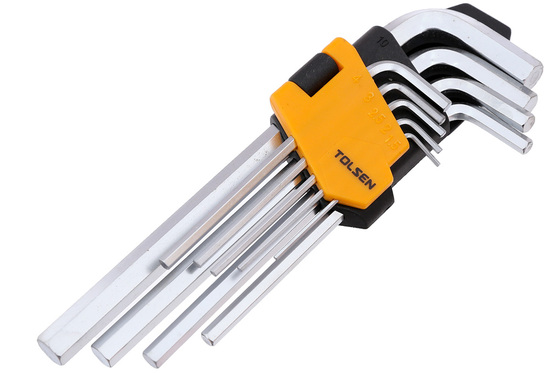 JEU CLE MAL SIX-PANS LONGS 1,5-10MM 9PCS TOLSEN 20048