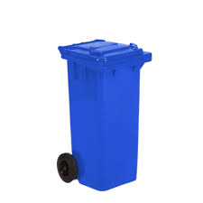 POUBELLE A 2 ROUES PLAST 360L BLEU