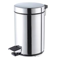 POUBELLE INOX A PEDAL 3L