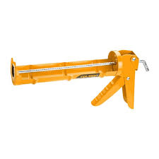 PISTOLET SILICONNE ACIER TOLSEN 43042
