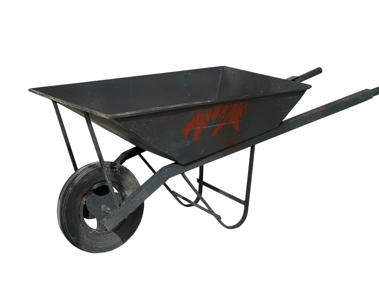 BROUETTE INDUSTRIEL FORGÉ 80L ROUE BLINDÉ EUROSYSTEM
