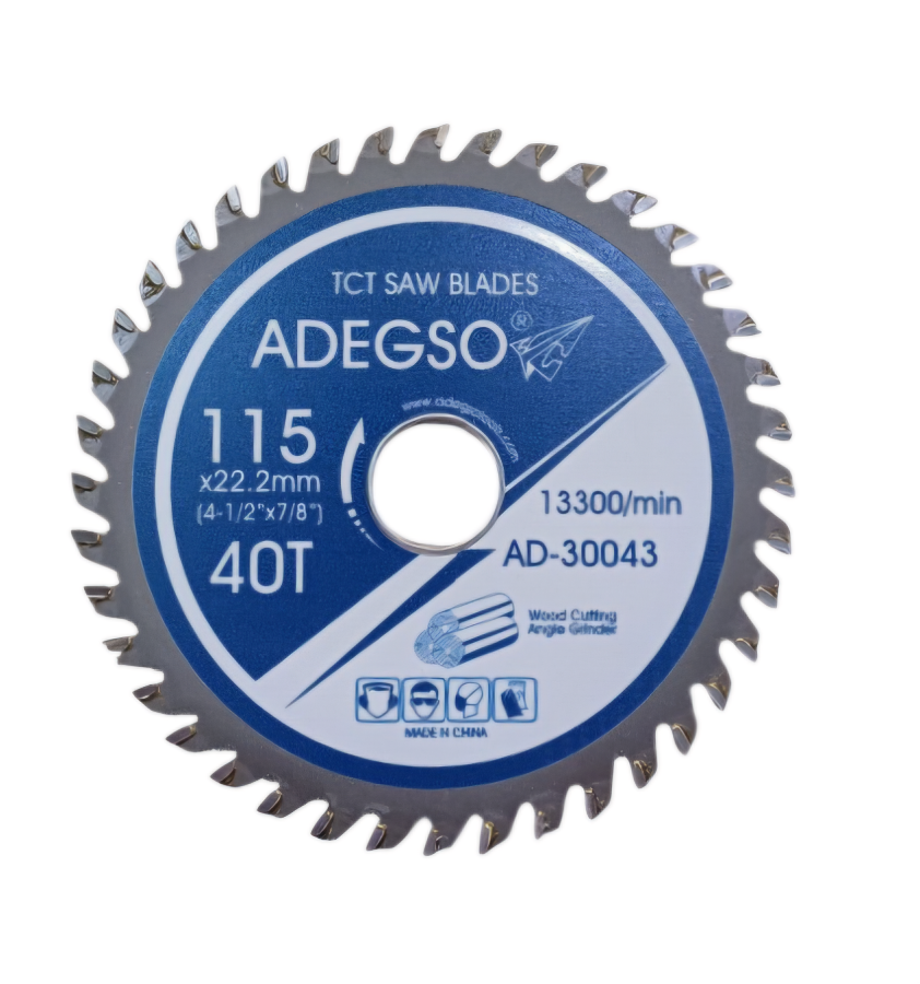 DISQUE COUPE BOIS 40 DENTS 115MM ADEGSO